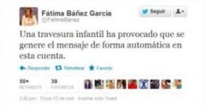Twitter oficial de Fátima Báñez