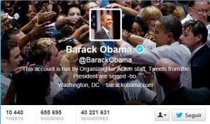 Perfil oficial de Barak Obama y sus seguidores