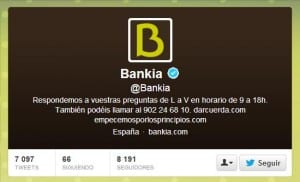 Twitter Bankia Redes Sociales Social Media