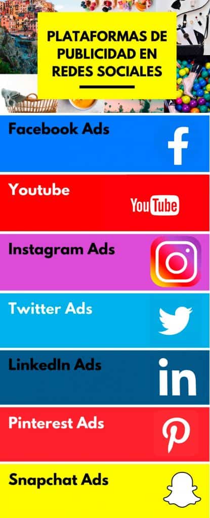 Plataformas de publicidad en Redes Sociales o Social Ads